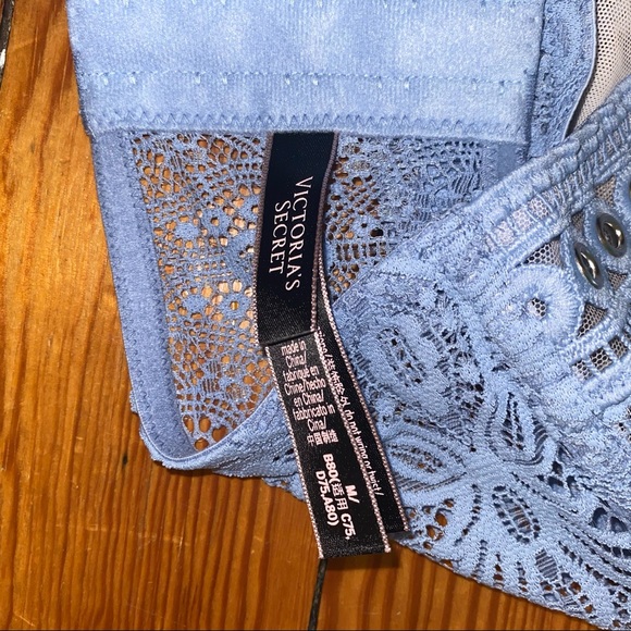 VS Malibu High Neck Bra - Forever Blue Medium - Picture 3 of 4